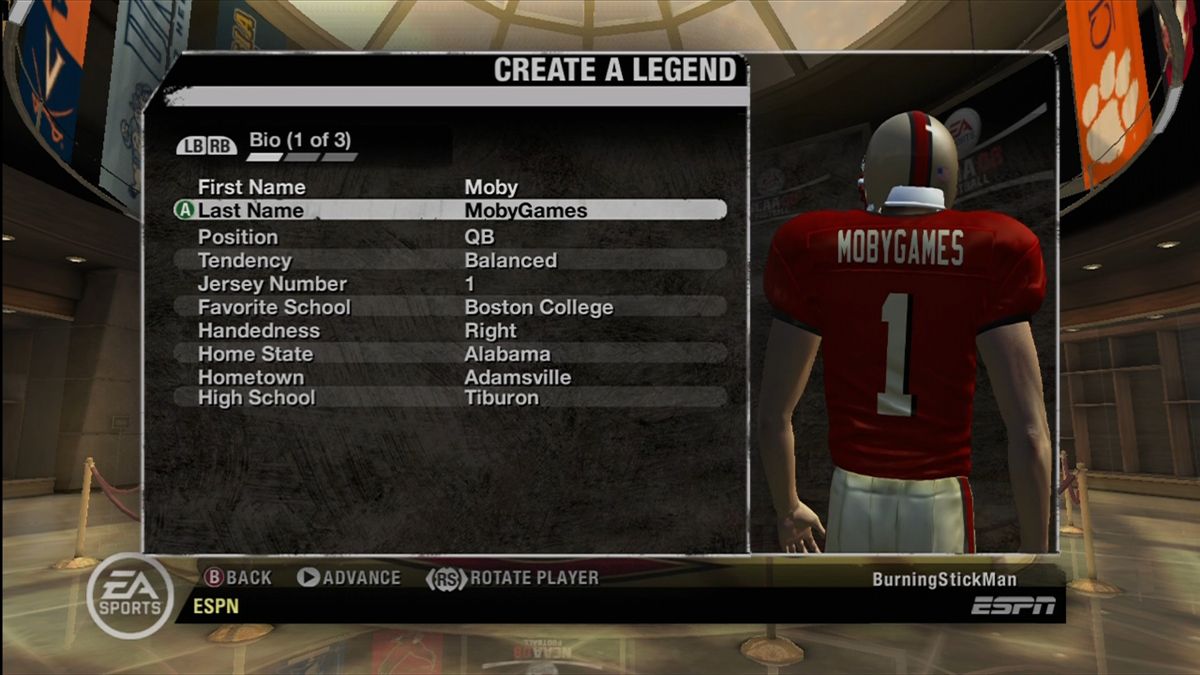 NCAA Football 08 screenshot 5 for Playstation 3